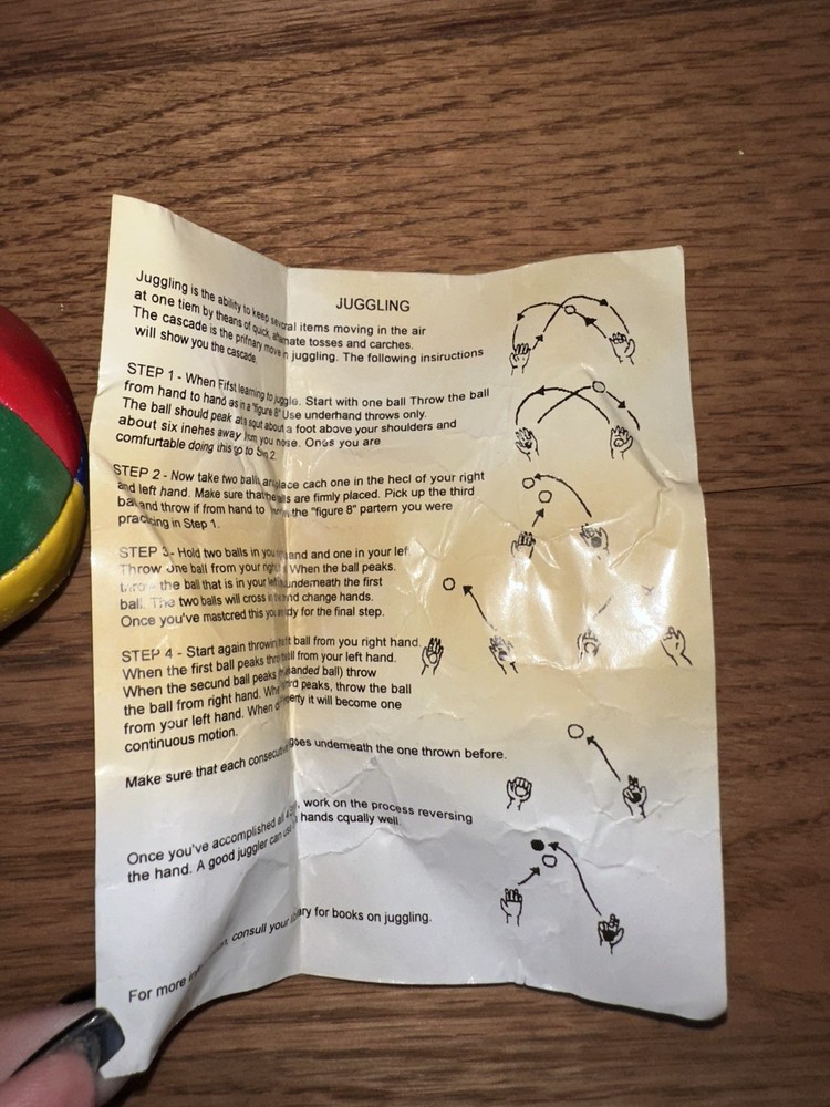 Classic Multicolored Juggling Balls Set – 3-Pack Skill Development Toy