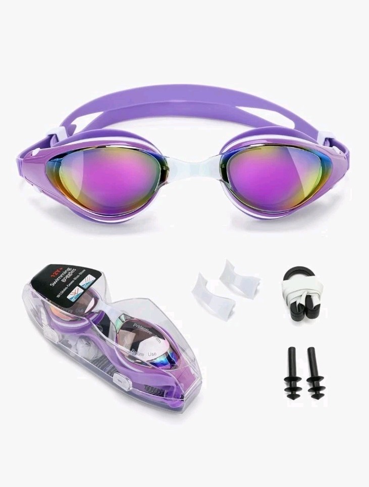 Nearsighted Swim Goggles - Purple
