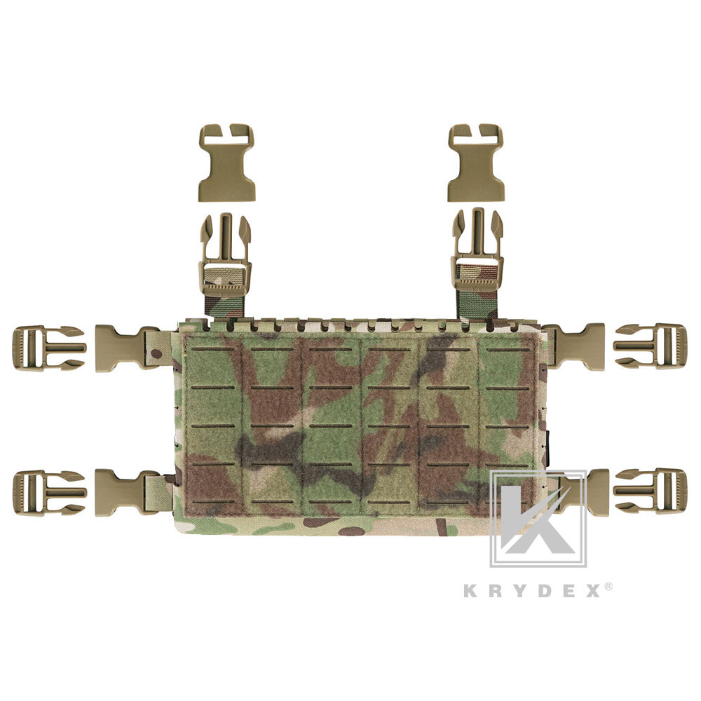 KRYDEX MK5 Tactical Placard Front Panel & Removable Buckle Laser Cut MOLLE