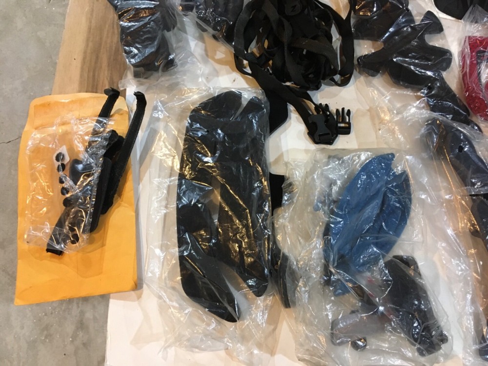 BICYCLE HELMET REPLACEMENT PADS - STRAP - VISOR- REPAIR BUNDLE
