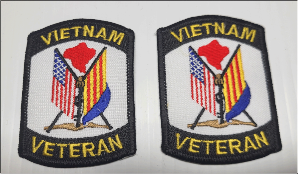 VIETNAM VETERAN PATCH 2x