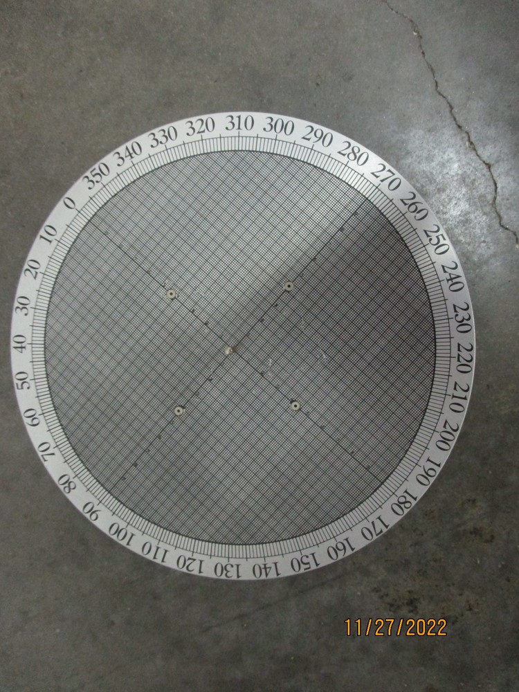 Vintage Compass Dial 11.5"