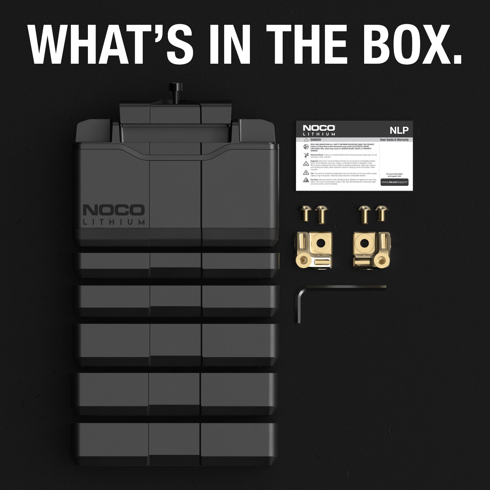NOCO Lithium NLP14 Group 14 500A 12V 4Ah Lithium Powersport Battery