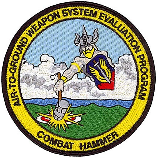 USAF 86th FIGHTER WEAPONS SQ - AIR-TO-GROUND WEAPON SYSTEM EVALUATION VEL PATCH