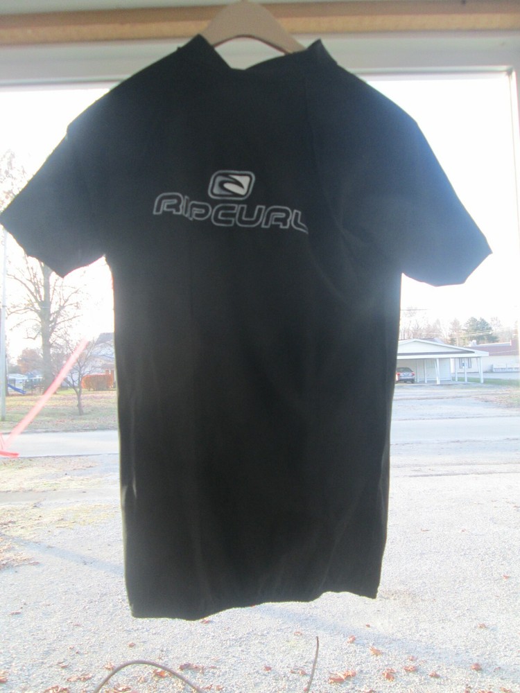 Rip Curl 100% Polyester Dive Undershirt Black Size Medium Made in Australia