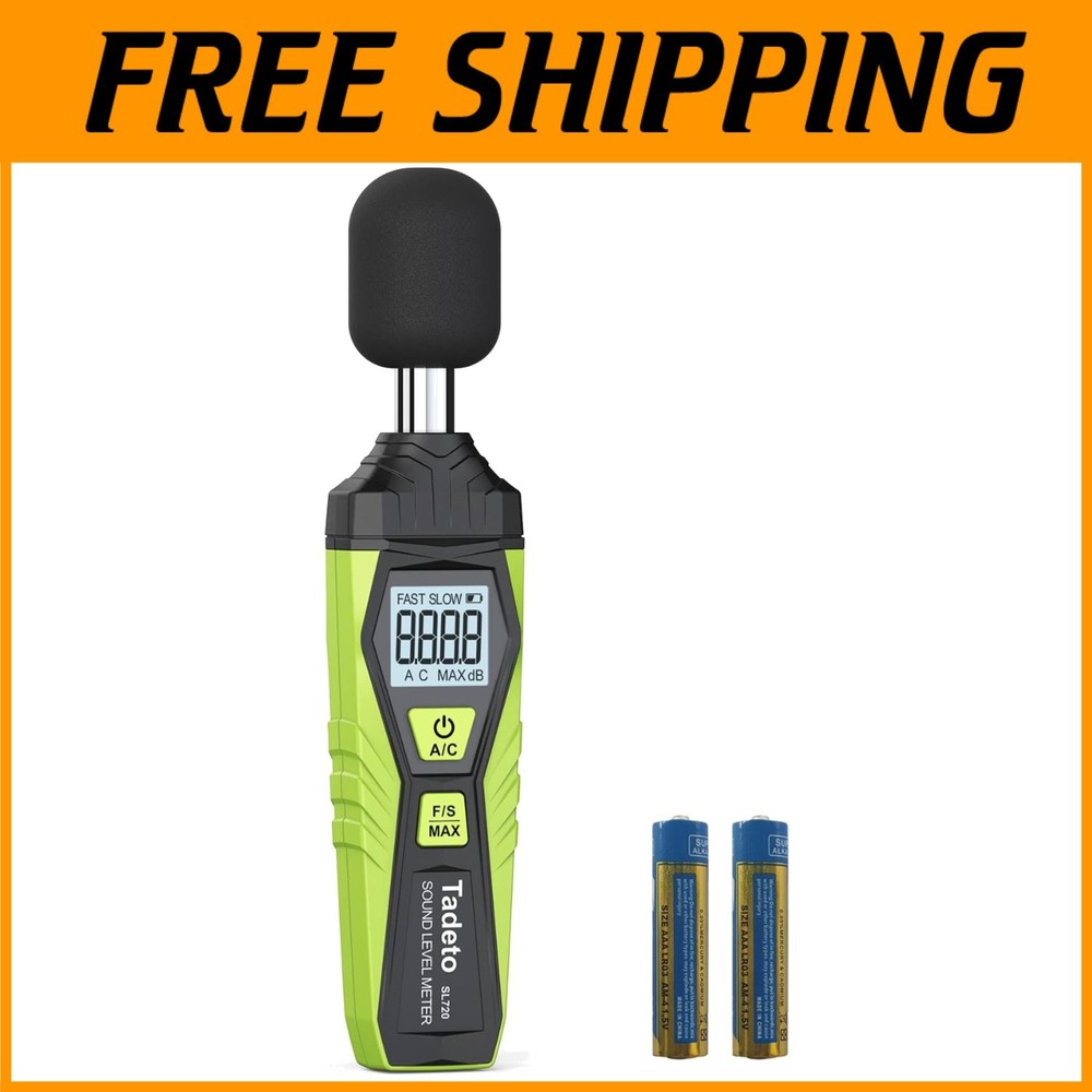 Professional Decibel Meter A/C Weighted Portable