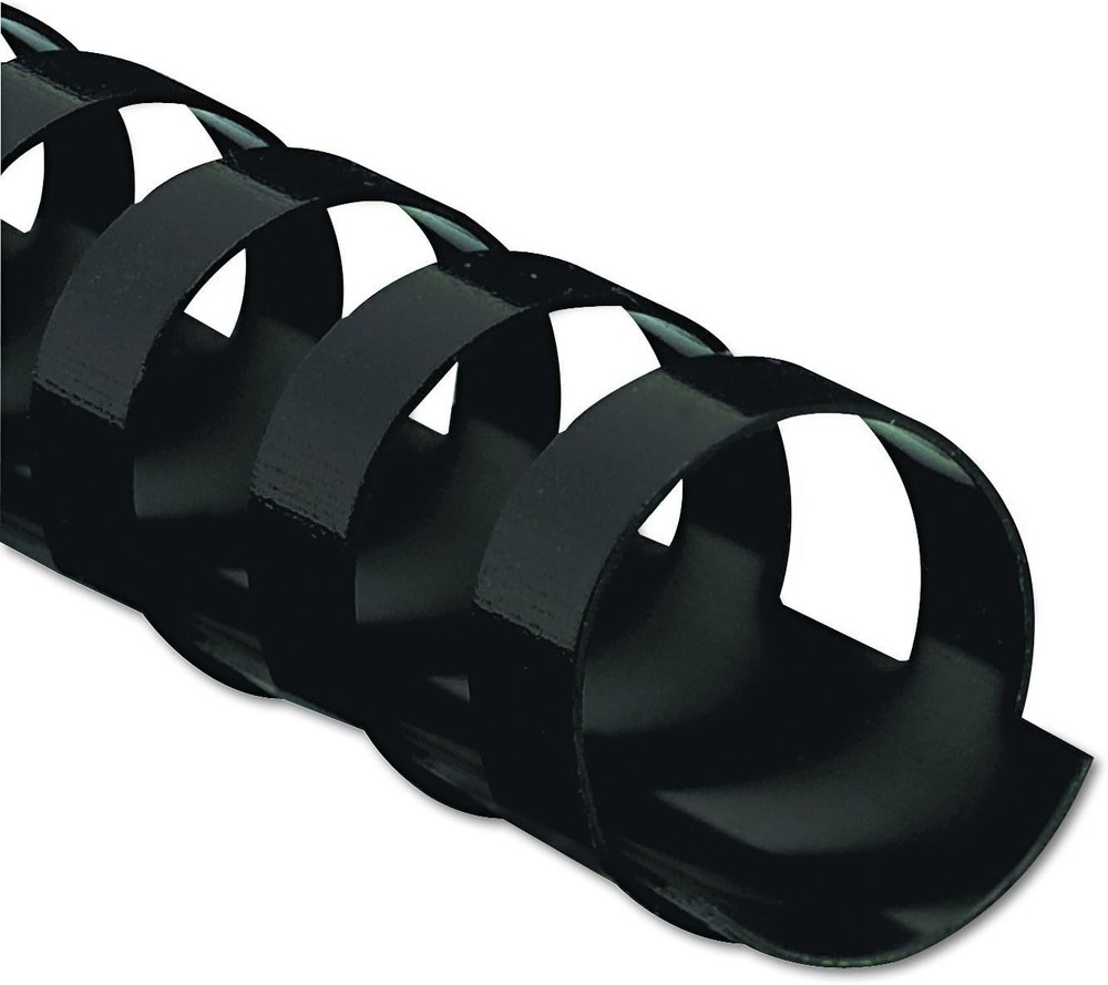 Durable 5/8 Inch Black Binding Combs 25 Pack - Ideal for Reports & Presentations