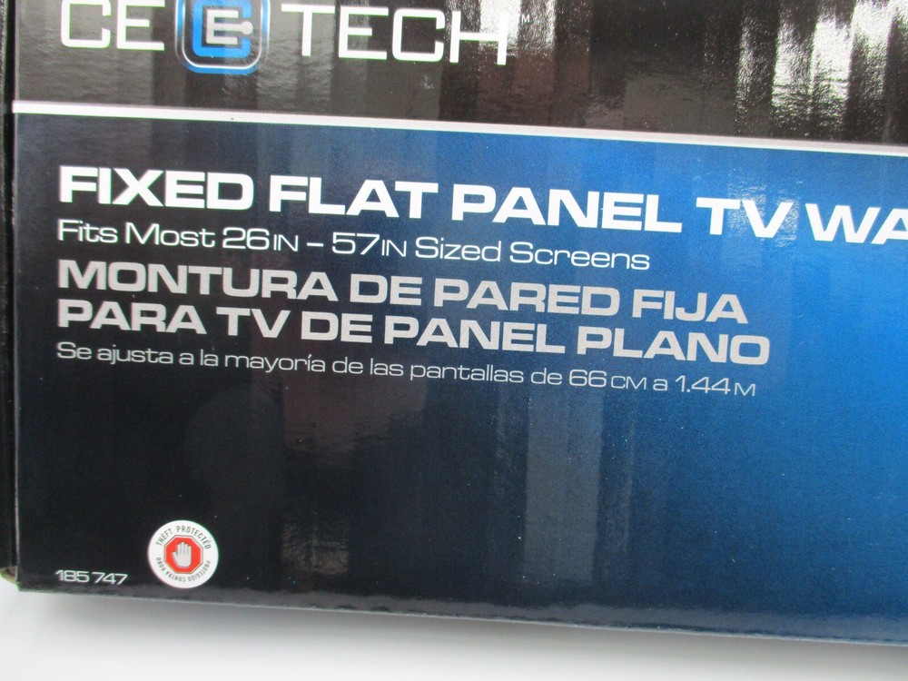 Fixed Flat Panel TV Wall Mount Fits Most 26in - 57in. TV's