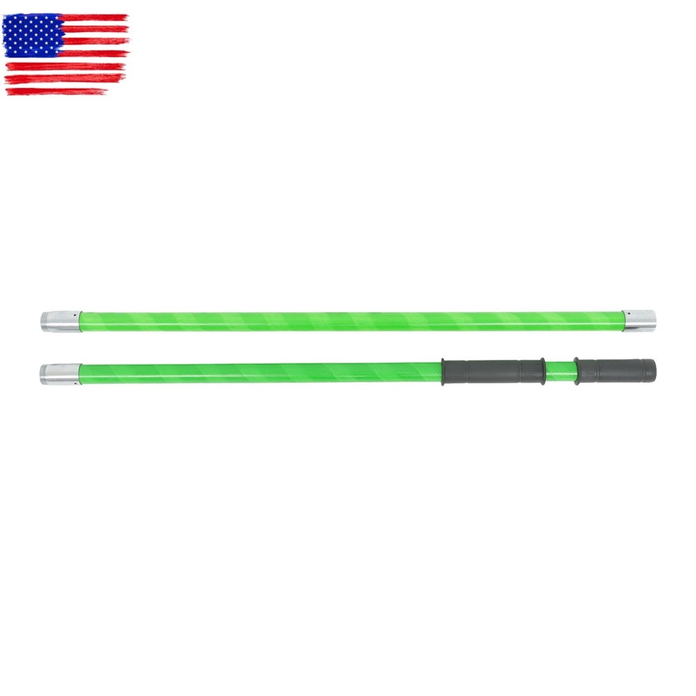 Tree Trimmer Pole Saw 30 Foot Green 9-Segment Extendable Design Easy Storage