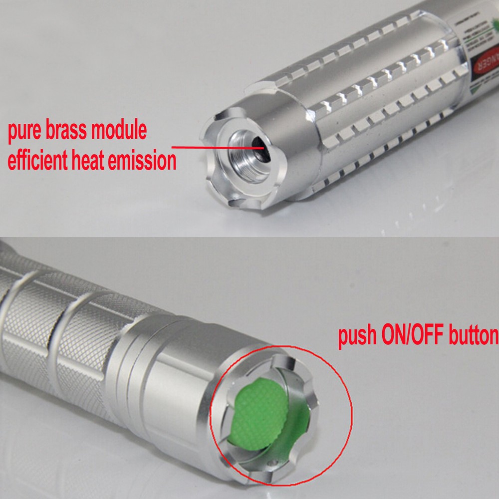 Halberd Head Blue Laser Pointer Laser Pen Teaching-aid Laser Flashlight Torch