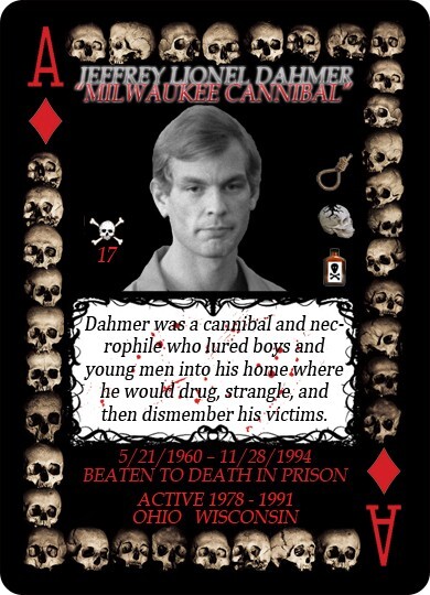 Serial Killer Playing Cards - RARE Collectible True Crime