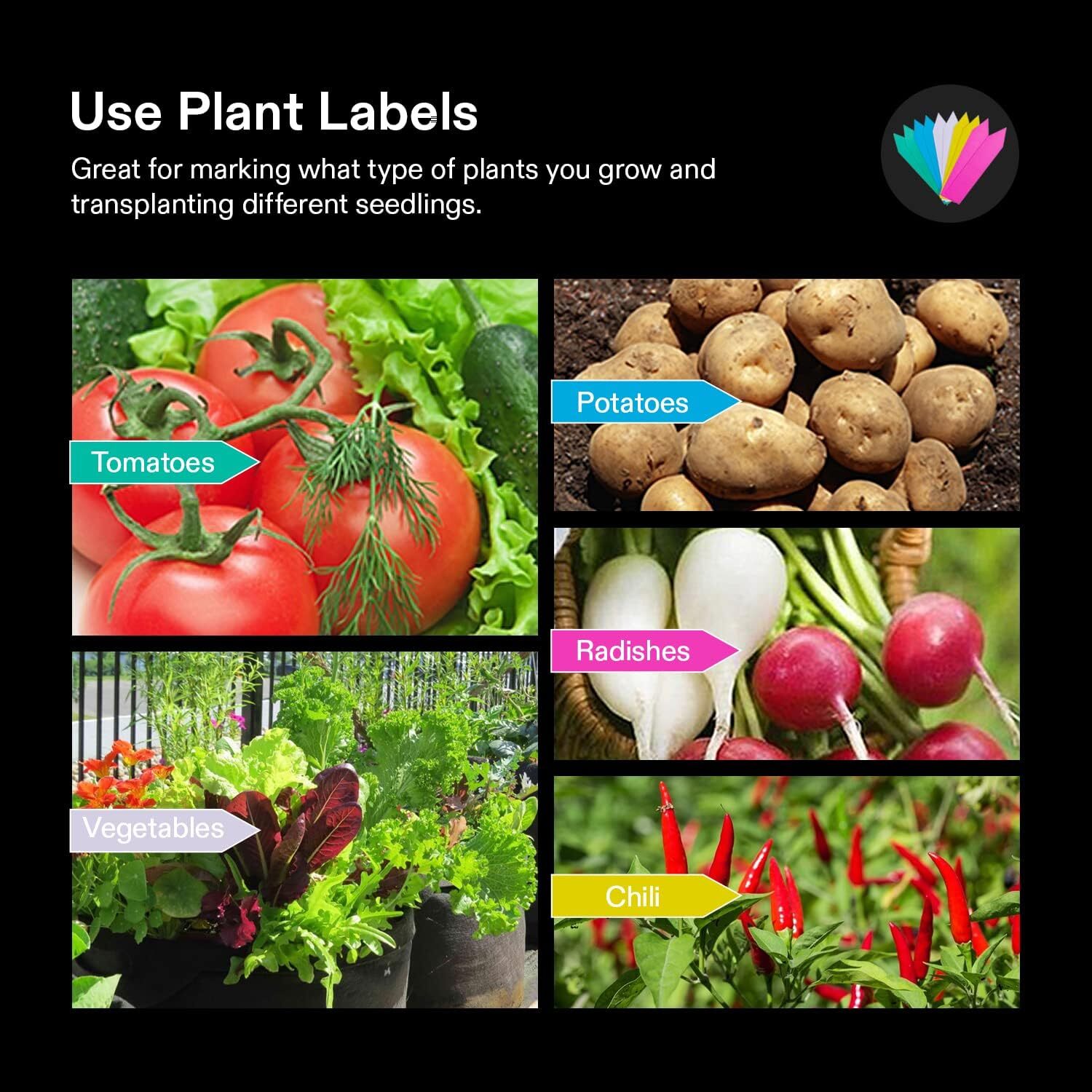 VIVOSUN 10/20 Pack Plant Grow Bags Fabric Pot Nursery Soil Nonwoven w/ Handle