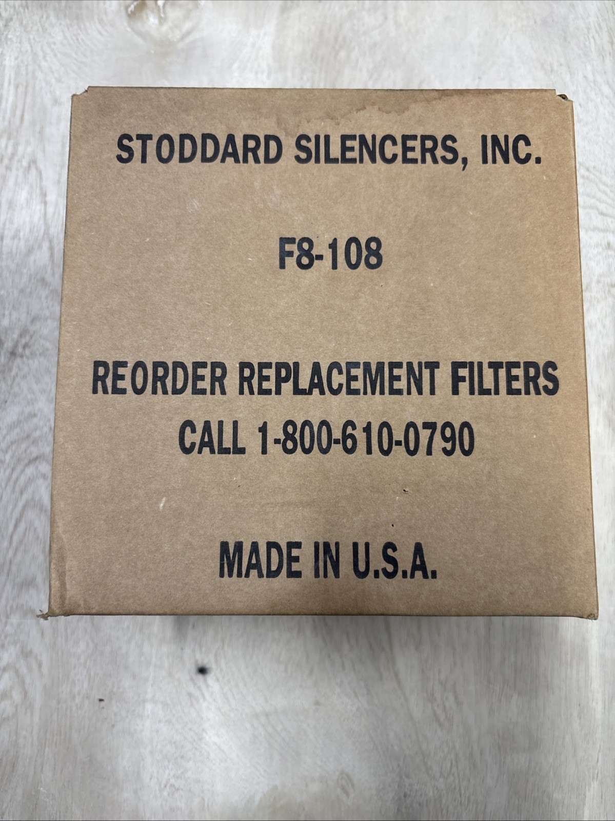 Genuine Stoddard Silencers F8-108 Pneumatic Filter Element BRAND NEW