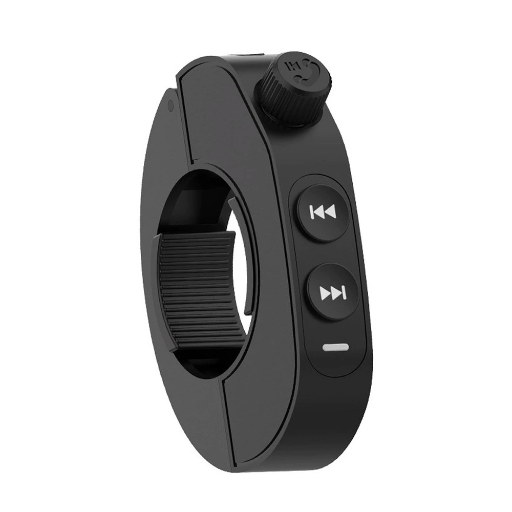 Black Wireless Bluetooth Media Button Remote Controller For Motorcycle Handlebar