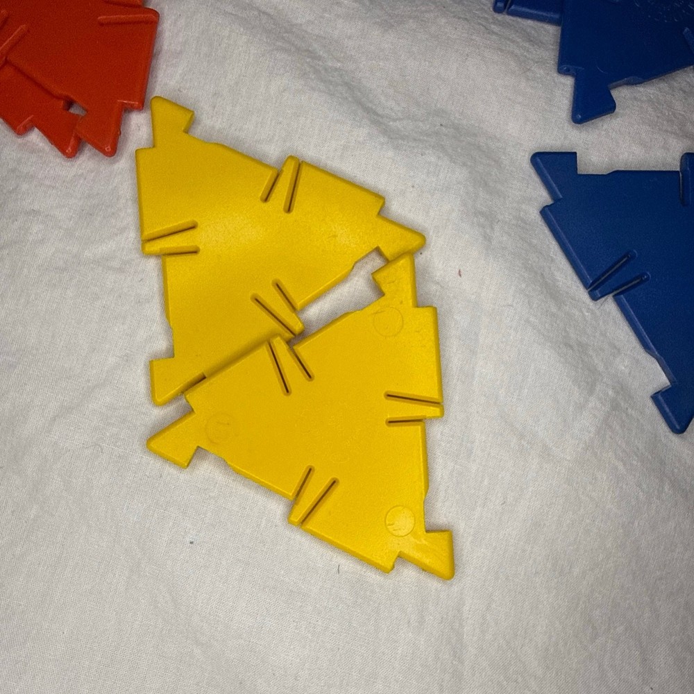 Polydron Lot Assorted Building Pieces Shapes Educational Construction Toy Set