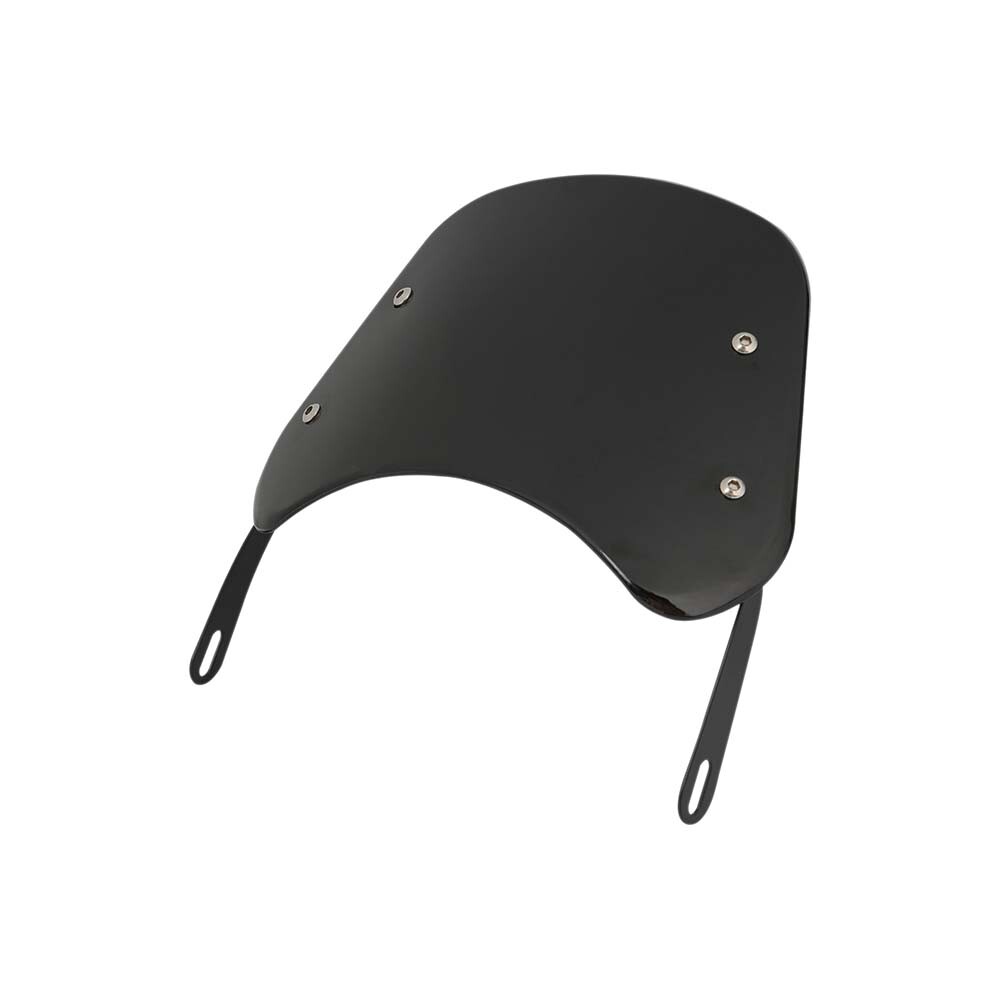 Universal Motorcycle Fairing Windshield Deflector Windscreen For 5-7'' Headlight