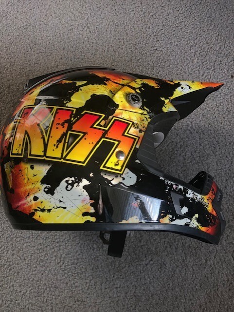 Kiss ATV,  Rockhard (limited addition) Helmet. with Certificate of Authenticity