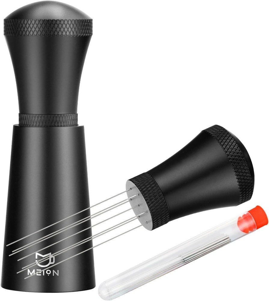 Professional Espresso Distribution Tool - 7 Needles + 7 Replacements Included