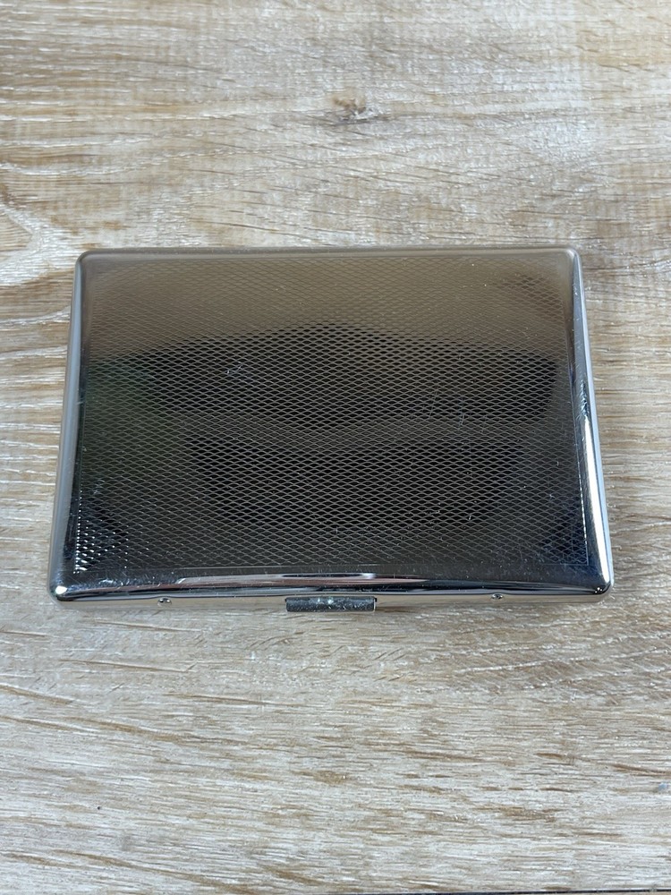 Lubinski Silver Toned Cigarette Holder Case