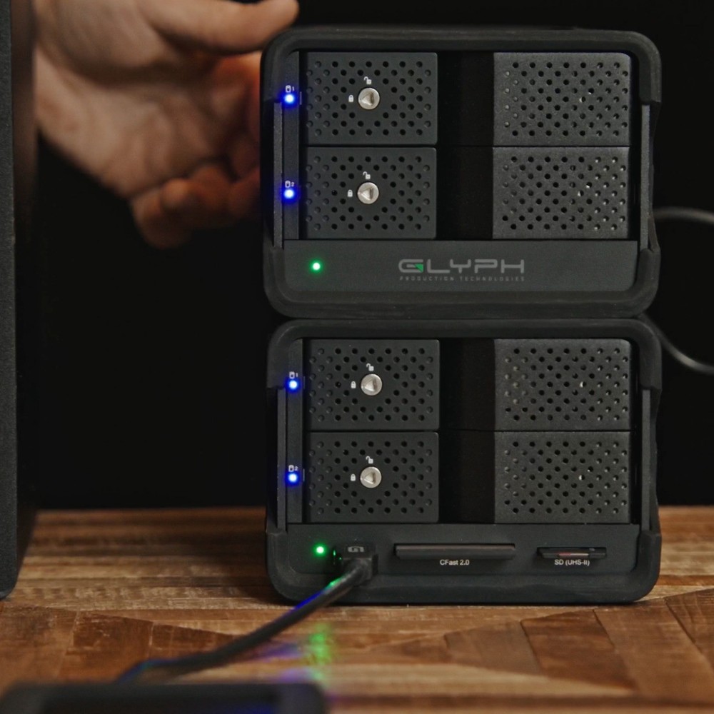 Glyph Technologies Blackbox PRO RAID 24TB (2x12TB) 2-Bay Thunderbolt 3 Array