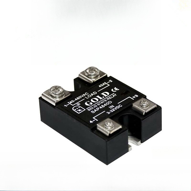 SAP4840D 1pcs AC SSR Single-phase Solid State Relay 40A DC Control AC Single LED