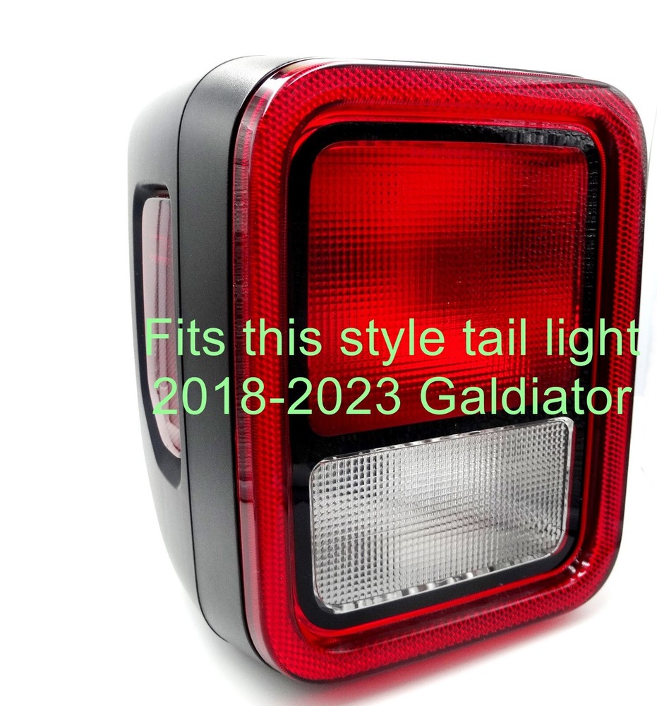 Scream ghostface tail light covers / fits 18-2023 jeep Gladiator
