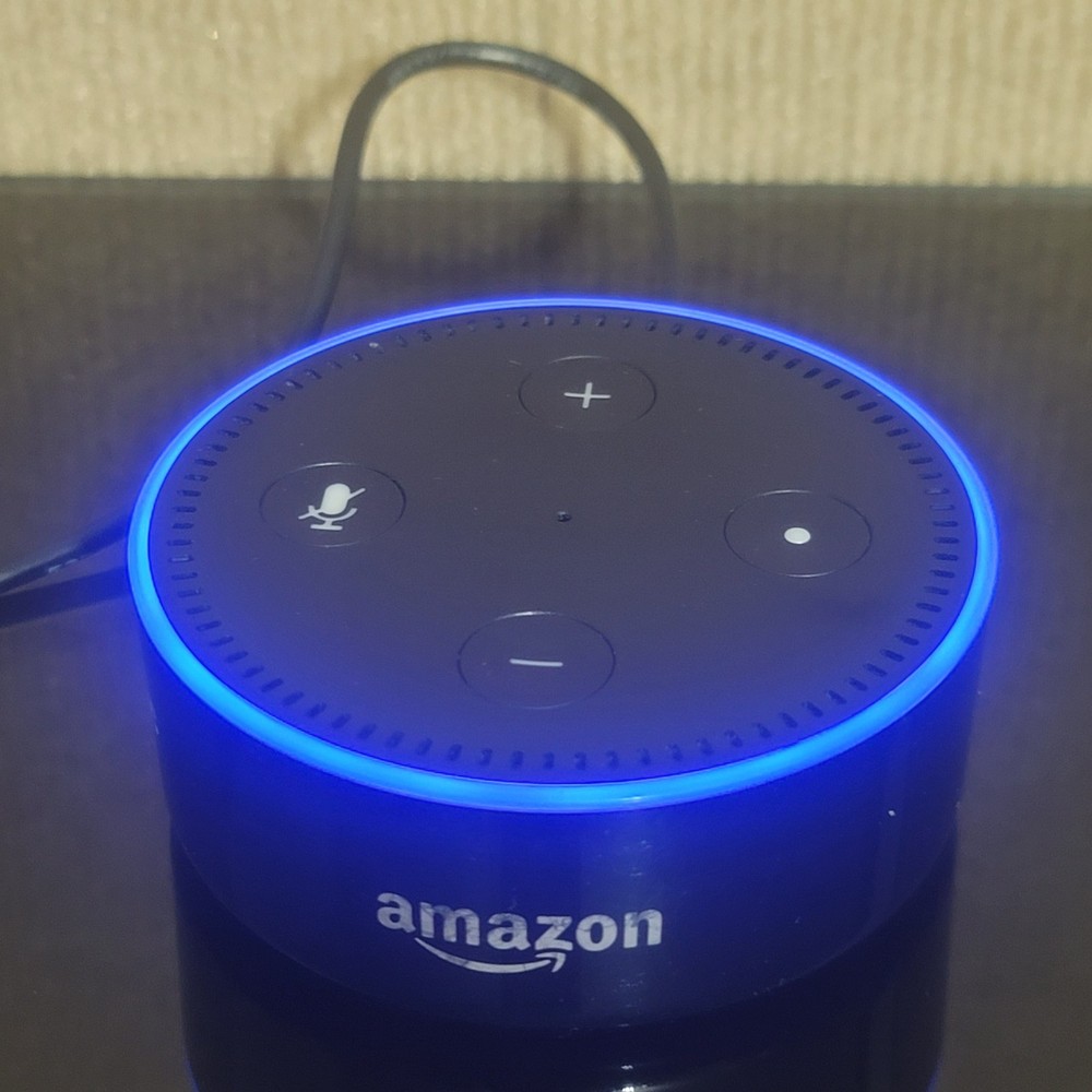 Amazon Echo Dot 2nd Generation Smart Assistant Black RS03QR HydroChemPSC Label