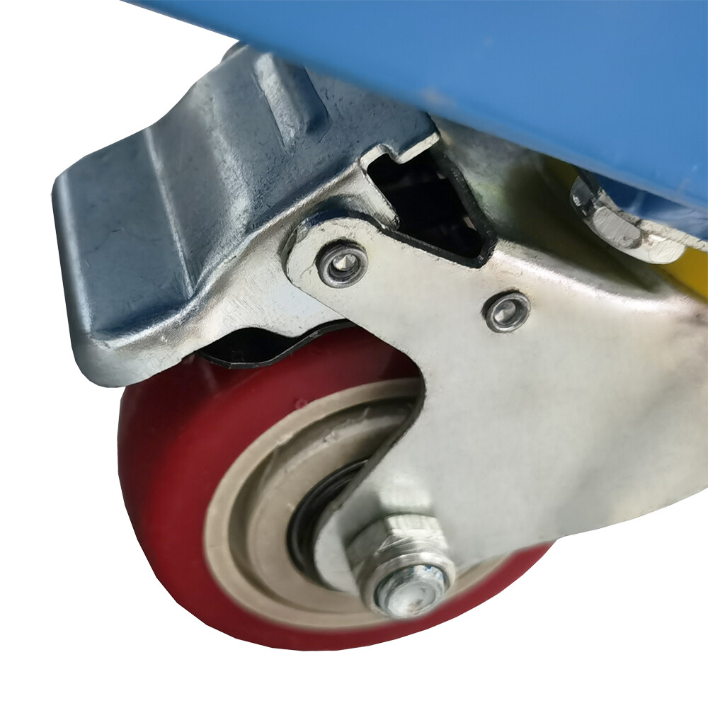 T-Slot Workbench with Fixed Base & Mobile Drawer for Tapping Machine Mounting