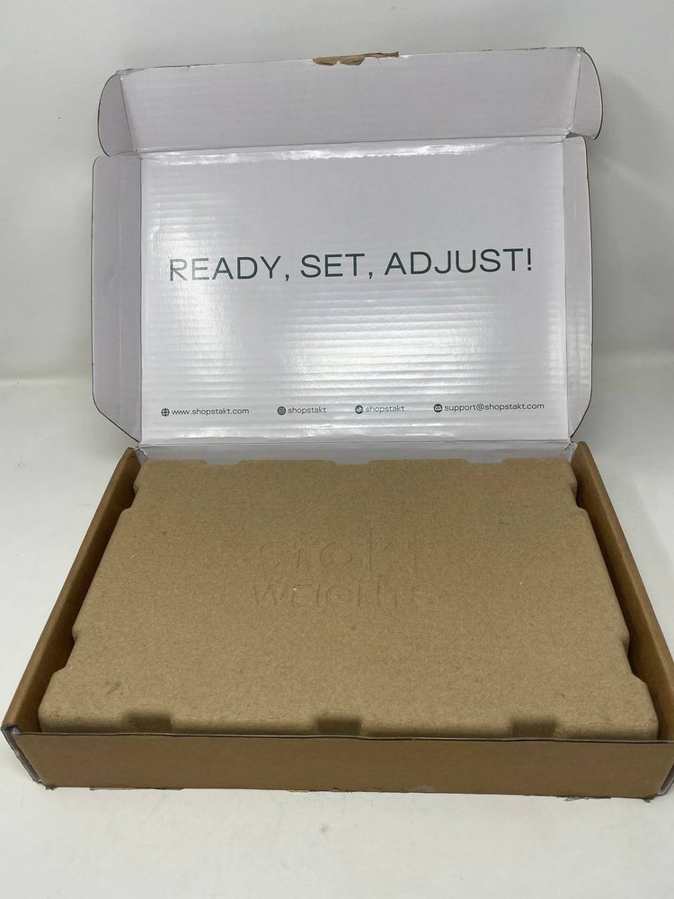Stakt Weights Grey Adjustable Hand Weight Set for Flex Workouts Open Box
