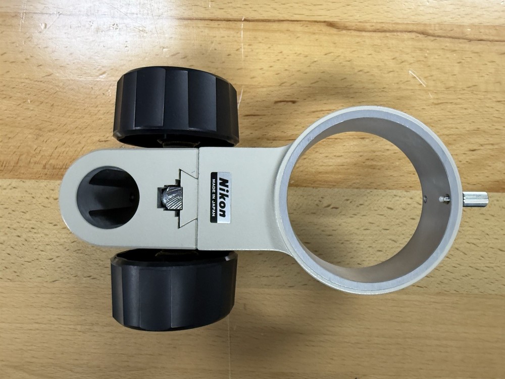 Nikon Microscope Focusing Block Assembly w/ Dual Coarse Focus Knobs – Japan