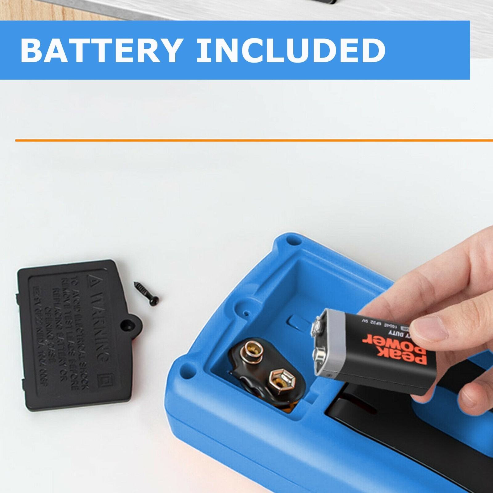 Digital Multimeter AC DC Voltmeter Ammeter Ohmmeter Volt Tester Meter WITH BATs