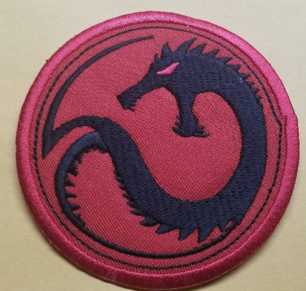 Embroidered Battletech Draconis Combine Patch approx 3"