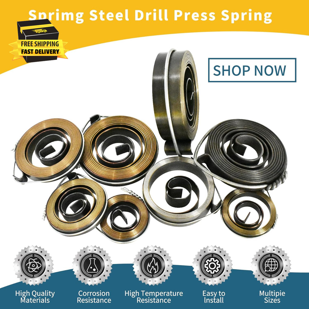 Drill Press Return Spring,Drill Press, Quill Springs,Feed Return Coil Spring Ass