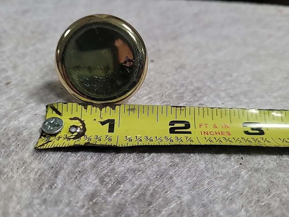 Ultra Brass Hickory Eclipse 1 1/4" Round Cabinet Knob Pull P204-UB