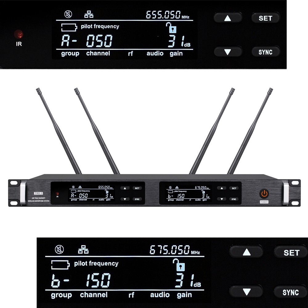 Authentic 2 Handheld Wireless Microphone System ULXD4 Receiver KSM8 Stage Voice