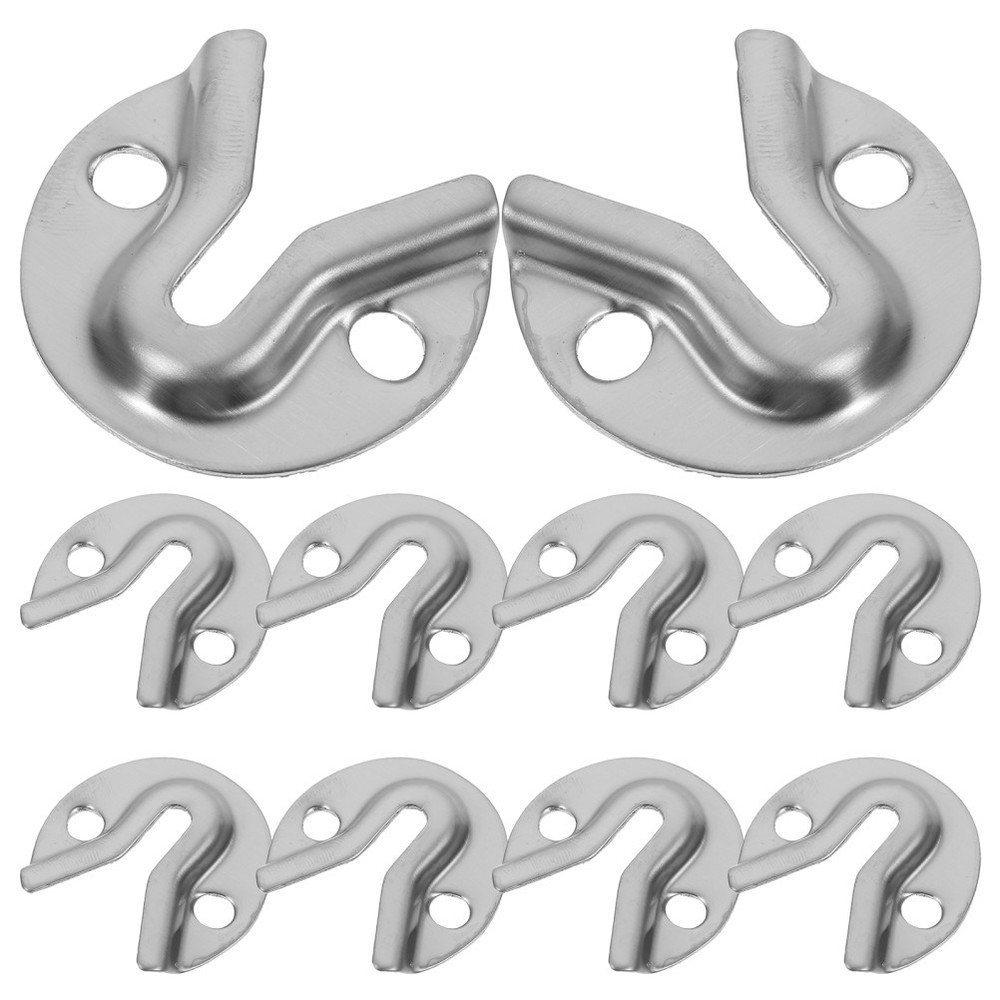 10 Pcs Flush Mount Bracket Picture Hangers for Frames Hardware Clips