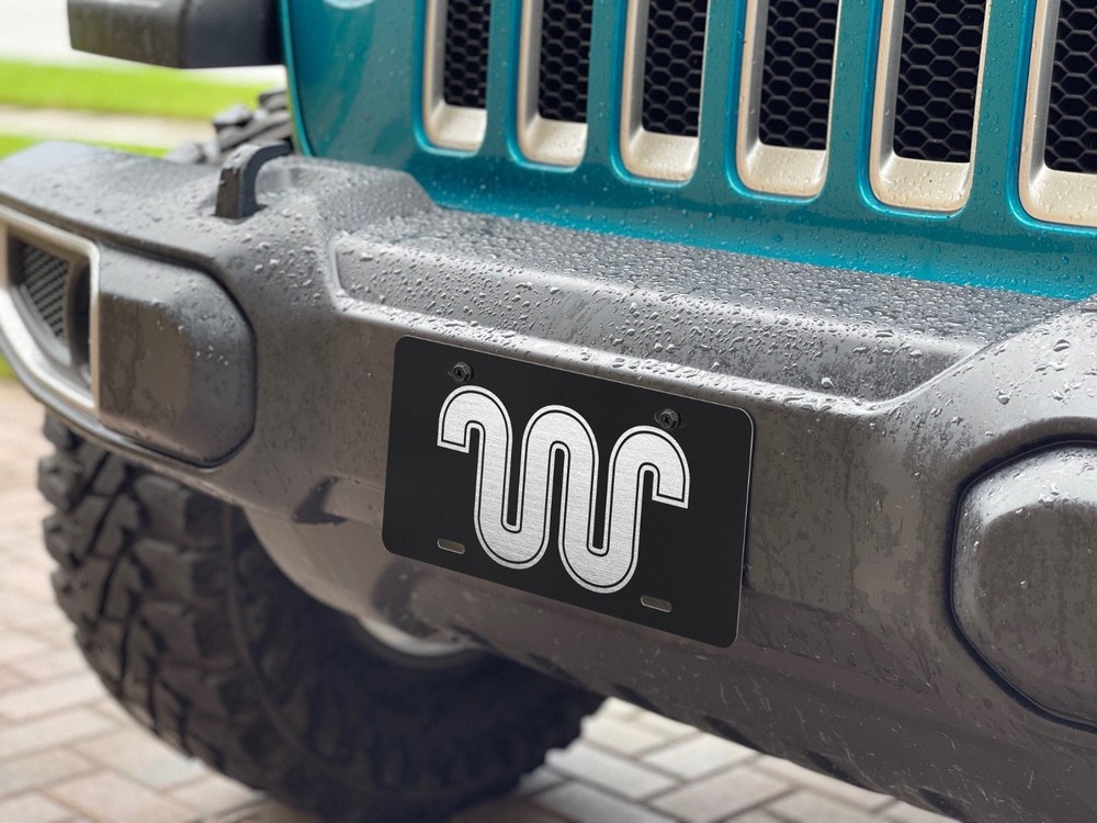 Laser Engraved King Ranch License Plate