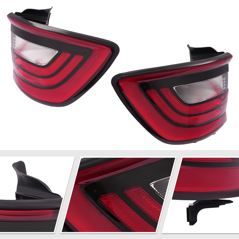 2Pc Tail Light Set For 2014-2022 Dodge Durango Left and Right Outer Tail Lamp