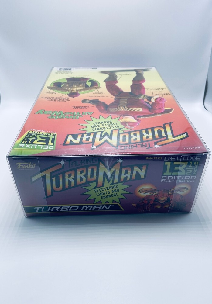 Turbo Man Funko Box Protector with SCRATCH & UV RESISTANT 0.50mm thick Plastic