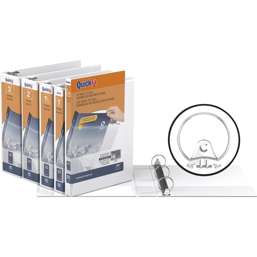 QuickFit Round Ring Unique Design Binder (88010)