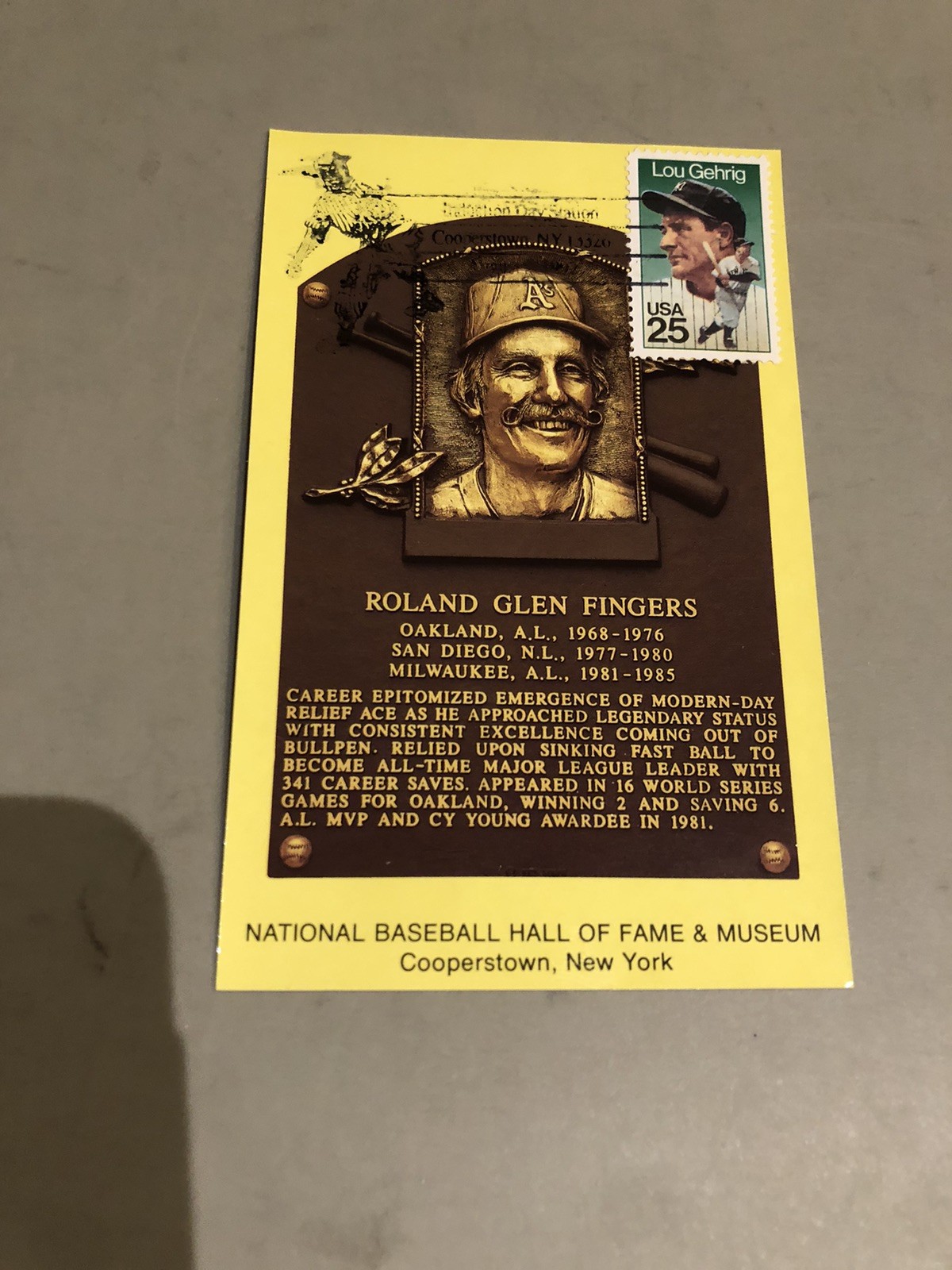 Baseball Hall Of Fame Plaque Lot (9)-All Cancelled On Induction Date-Ryan-Brett+