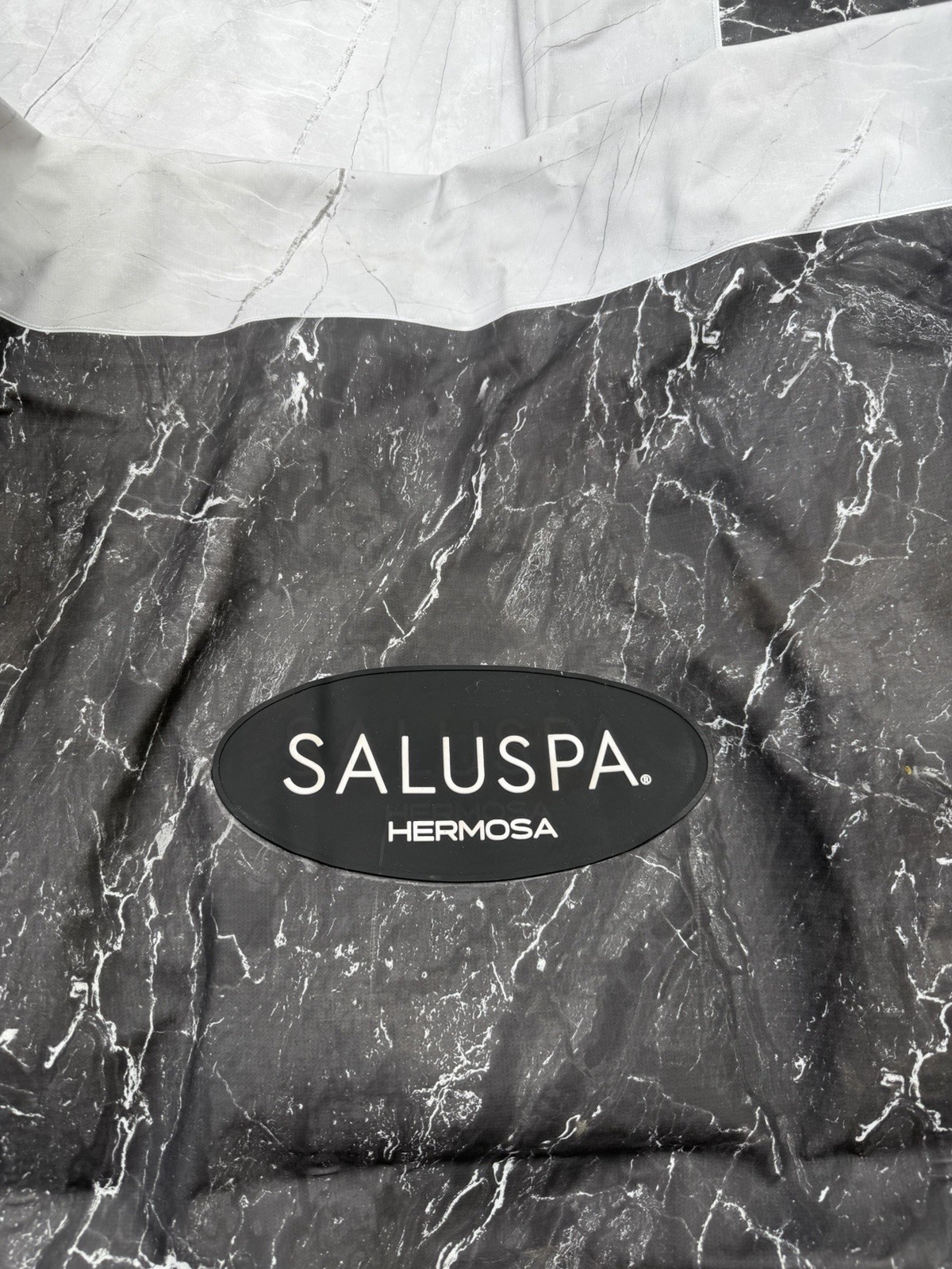 Bestway SaluSpa Hermosa AirJet Hot Tub Liner Replacement, Black Marble