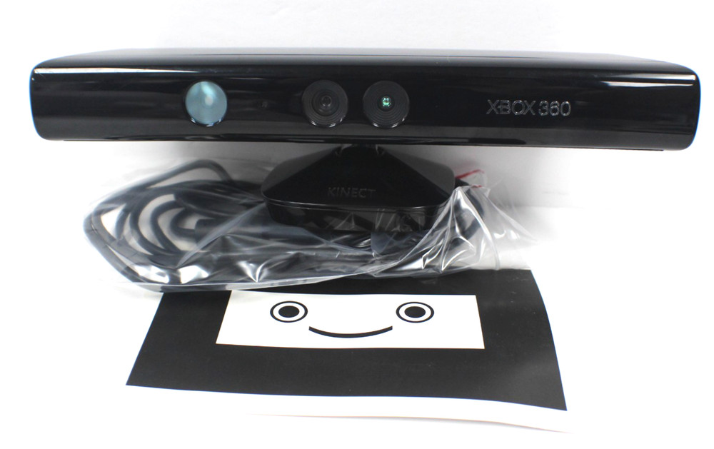 Microsoft Xbox 360 Kinect Sensor Bar Black with calibration card