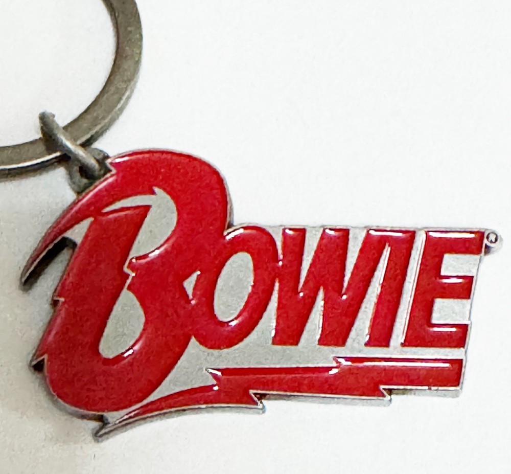 David Bowie Keychain & Patch Bundle – Official Rock Music Memorabilia Set