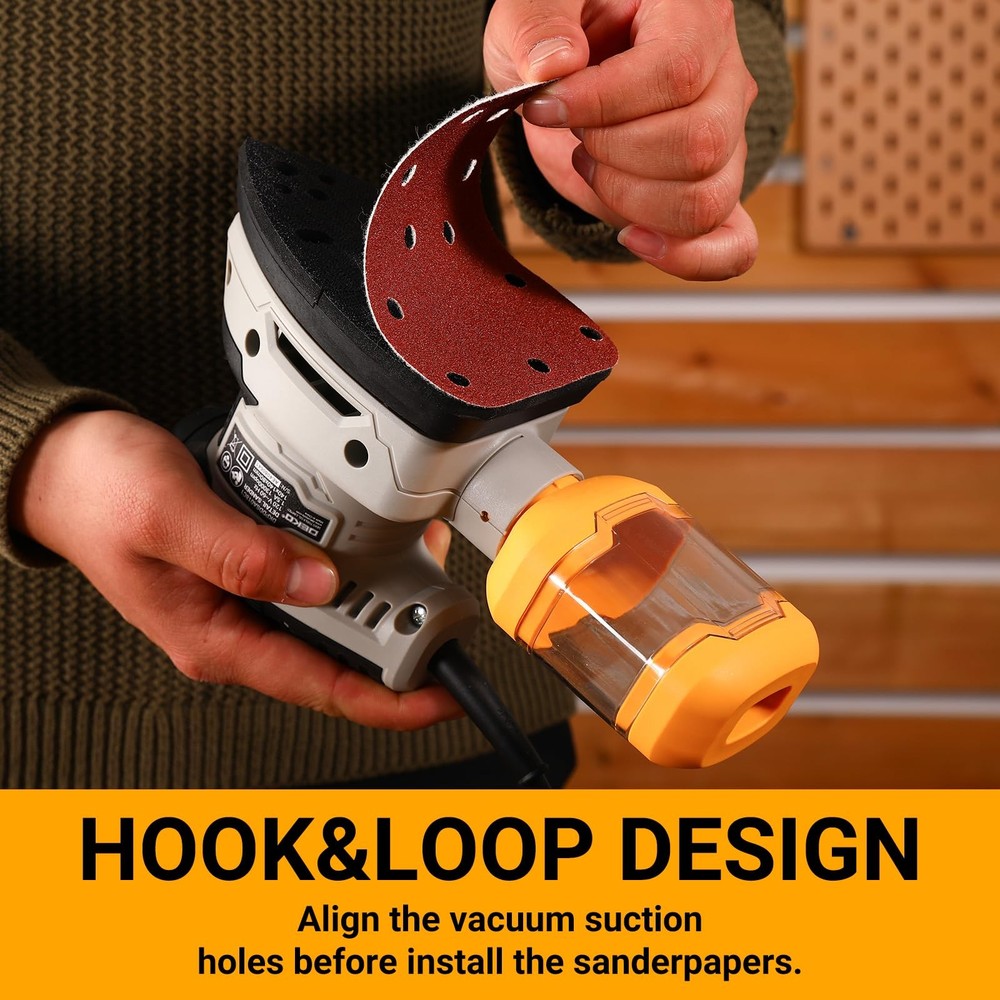 Detail Sander: 1.5A Multi-Function Mouse Sander Electric Sander Tool Corded P...