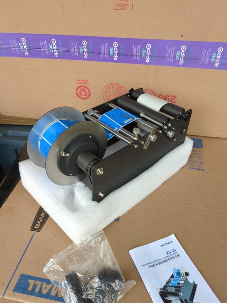 Hand Crank Labelling Machine Round Bottle Labelling Machine Labelling Machine