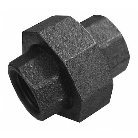 JONES STEPHENS B6570520 2-1/2" Black Union, Basic Pipe Fitting Material: Metal