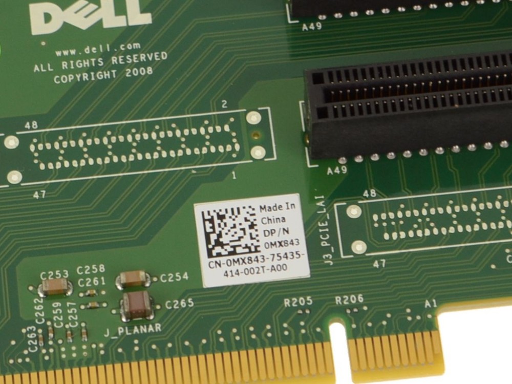Dell OEM PowerEdge Server R710 PCI-E Riser Board MX843