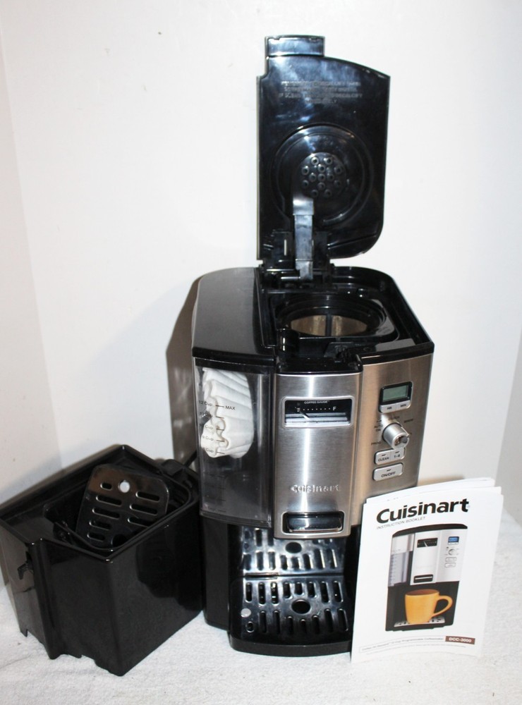 Cuisinart DCC-3000P1 Programmable 12 Cup Coffeemaker in Box + Extras ~ Working