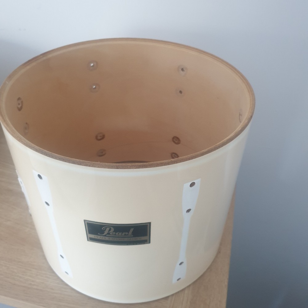 Pearl Export 12”x10” Rack Tom Drum Bare Wood Project Upcycle